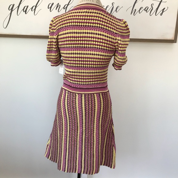 NWT Free People Into You Knit Mini Dress D1 - Picture 5 of 7